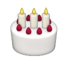 Sünnipäeva tort emoji
